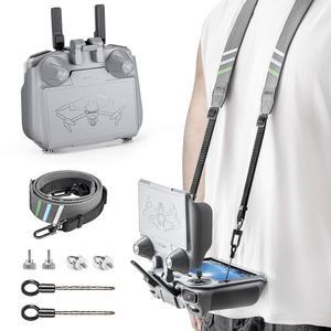 STARTRC 미니 4 프로 3 선 후드+랜야드, DJI 프로/미니 3/네오/미니 프로/에어 3/매빅 액세서리용 업그레이드된 3-in-1 선쉐이드 스크린 프로텍터