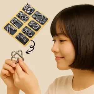 캐스트퍼즐 지혜의고리 풀기 두뇌게임 와이어놀이 허즐 huzzle 8종 세트 치매예방 몰입