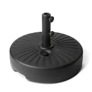 파라솔 받침대 22kg 물통 모래 스틸 기둥 고정 원형