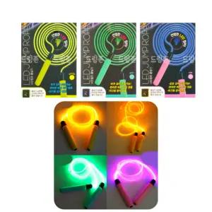 LED불빛나는 야광줄넘기 1개입 로프길이조절가능줄넘기 체육대회