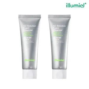 [10%+멤버십15%] 일루미엘 AC 솔루션 폼클렌저 120ml 2개