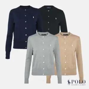 폴로 피마코튼 여성용 가디건