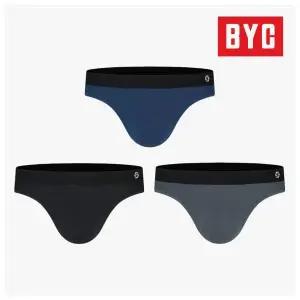 BYC 남성 스포츠 3매입 삼각팬티 기능성 브리프 MPO1226