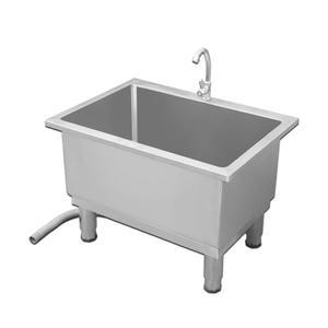 학원 학교 걸레 사무실 50x40x50cm 이동식 세탁 걸레통 스텐 개수대 대걸레세척통