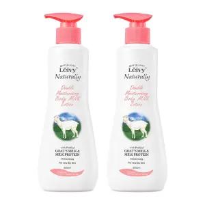 Leivy 산양유 데일리 모이스춰 바디로션 플로럴 코튼향 350ml 2개