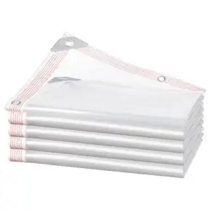 투명 방수포 천막