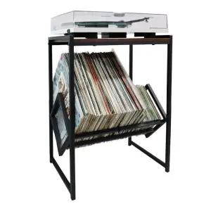 LP 레코드 수납장 선반 보관 플레이어 정리함