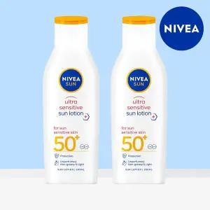 [니베아] 선 울트라 센서티브 선 로션 200ml 2개