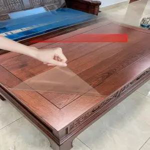 테이블 보호 필름 스크래치 유리대용 방수 투명