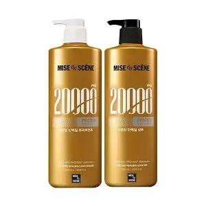 미쟝센 프로틴테라피클리닉20000샴푸 1000ml + 트리트먼트 1000ml, 각1개 (총2개)