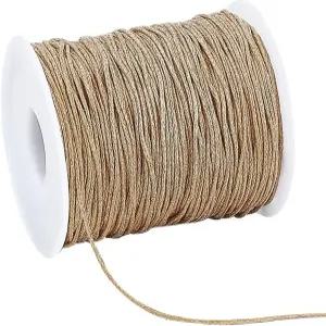 PH 팬더홀 100야드 1mm 왁스 면 코드 실 비딩 스트링 공예용 끈 팔찌 목걸이 제작 마크라메 꽃병 장식