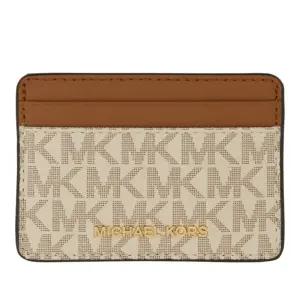 로고 프린트 스티치 엣지 카드 지갑 32F1GJ6D0B 150VANILLA