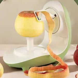 AI 과일 껍질 배 기계 사과 필링기 복숭아 감 깍는
