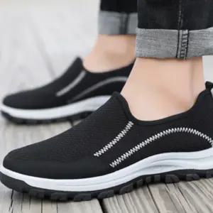 남성 경량 슬립온 캐주얼 러닝 끈없는 운동화 봄 여름 가을 중학생 학생 신발 새학기