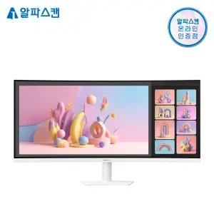알파스캔 3824QW 38인치 울트라와이드 WQHD+ IPS C타입 PD 15W 화이트 높낮이 무결점 HDR 모니터