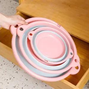 폴딩 접이식 다용도 대야 휴대용 캠핑용 세탁바구니 아기욕조 족욕기 수납함 물놀이 세차용 낚시 여행용 설