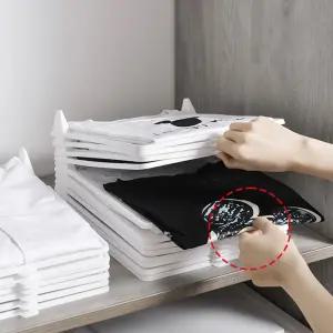 옷정리 선반 티셔츠 의류정리대 폴딩수납함 5P