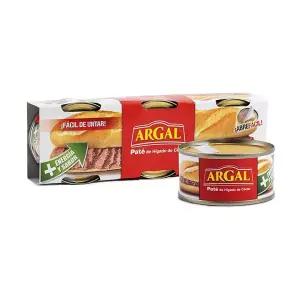 스페인 아르갈 돼지고기 간 파테 그루에소  83g x 3개입 통조림