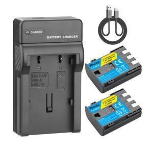 NB-2L 배터리 + 캐논 파워샷 G7 G9 S80 S70 S60 S50 S45 S40 S30, DC410 EOS 350D 400D용 USB 충전기