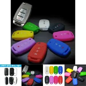 티볼리 렉스턴 자동차 3버튼 스마트키 실리콘 케이스/실리콘키커버/자동차키링/스마트키케이스/차키케이스