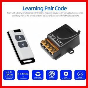 무선 RF 리모컨 스위치 공장 농장 사무실 펌프용 DIY 릴레이 리시버 LED 라이트 모터 AC 110V 220V 240V 30