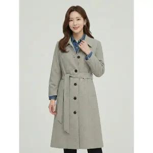 [꼼빠니아]벨티드 트렌치 코트-CS23CH0102225A