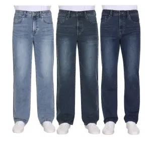 게스 남성 세미와이드 청바지 일자 와이드핏