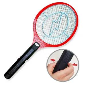 충전식 전기 모기채 2중 안전 전자 파리채 휴대용