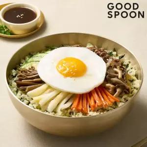 굿스푼 저당 버섯 불고기 비빔밥 300g 4팩 영양식 건강 도시락 당뇨식단 배달