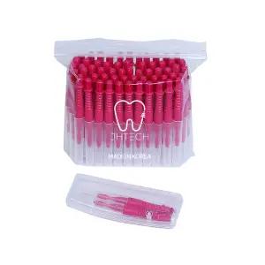 주현테크 스마일브러쉬 치간 칫솔 I형 SSSS 레드, , 50개입