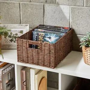 모던하우스 내츄럴라탄PP 수납바스켓 L 26x34x16cm