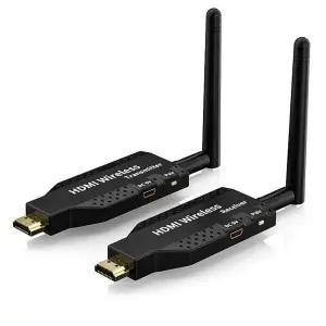 회의용 무선HDMI송수신기 고화질미러링 동글TV전송 송출기 무선영상전송기