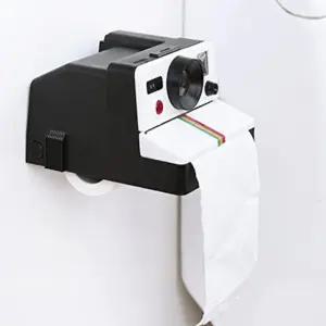 필름 티슈케이스 두루마리 벽걸이 카메라모양 선물 집들이 화장실