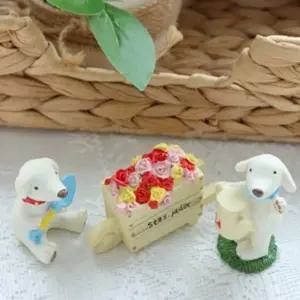 자딘 몰리 3종인테리어장식품 선반 테이블 홈인 데코 선물용 강아지 장식용 인강아지