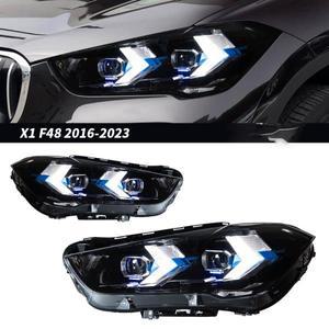 2016-2023 BMW X1 F48 F49 LED 레이저 헤드라이트 업그레이드 주간 주행등 F48 렌즈 헤드라이트