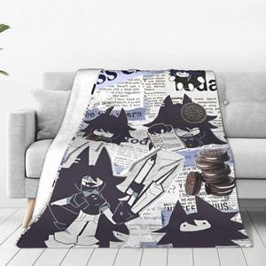 Miss Circle 만화 담요 양털 섬유 장식 기초 종이 교육 다기능 슈퍼 소프트 스로우 퀼트 소파