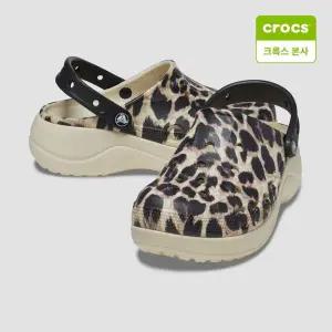 갤러리아 [크록스 본사](여성) 바야 플랫폼 프린트 클로그 208712-90L