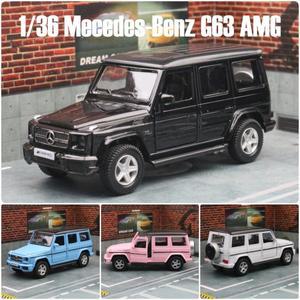 1/36 메르세데스-벤츠 G63 G 클래스 어린이를위한 장난감 자동차 모델 RMZ CiTY SUV 스포츠 다이 캐스트 미