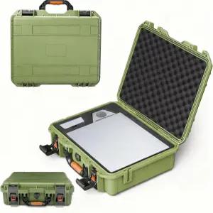 GIGHGJKJ 스타링크 미니 케이스 접시 및 액세서리용 정밀 폼이 장착된 IP67 방수 하드 트래블 캠핑 야외