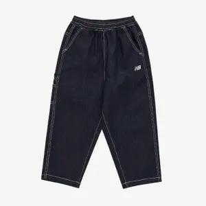 뉴발란스키즈바지 RQJ NK9TE3107U-55 ESSENTIAL_에센셜 배기핏 데님 팬츠