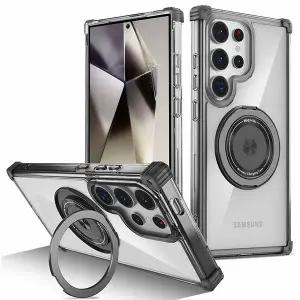 [수나르]갤럭시S26 S26플러스 S26울트라 맥세이프 링 거치대 변색없는 투명 젤하드 범퍼 핸드폰 케이스