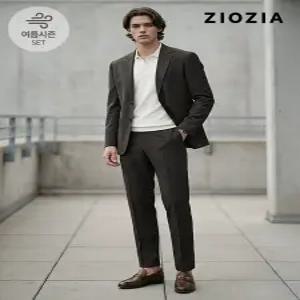 베이직 썸머 다크그레이 셋업 수트 (AAE2KG1602AAE2PP1602DGR)