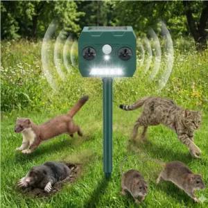 태양광 초음파 LED 텃밭지킴이 유해 야생 동물 차단 퇴치기 치기 고라니기 뱀지기 캠핑장 정원 주차장안심