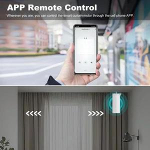 지그비 투야 스마트 전동 커튼 모터, 알렉사 구글 홈 2 채널 원격 음성 15cm 와이파이