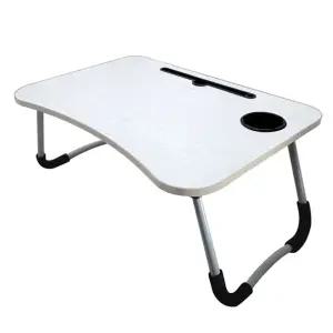 빠띠라인 미니테이블 접이식 베드 컵홀더노트북책상 컴퓨터 1인 1좌탁 베트트레이 좌식