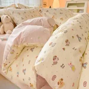 부드러움 이불커버 퀸사이즈 이불 사계절용 이블커버