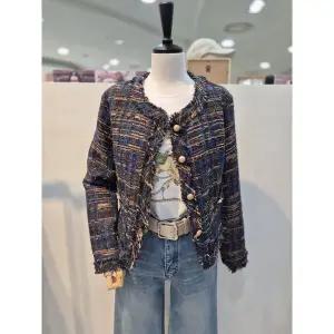 갤러리아 (르니앤맥코이)금장 라운드 트위드 자켓(MM11JK007HJY)