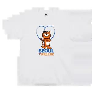 스텝퍼 올림픽 호돌이 20수 반팔 면티 여성 남성 그래픽 티셔츠 남여공용