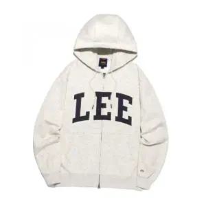 리 LEE 데님 아플리케 후드 집업 오트밀 LE2503HZ02OT 639136