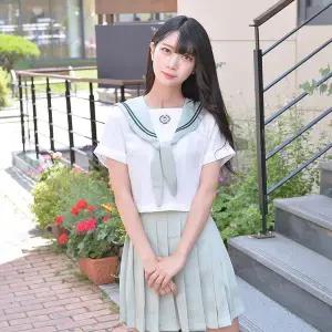 [골드스마일]TBZ 교복몰 깨끗한 그리니치 일본여고생 세라복 (반팔)